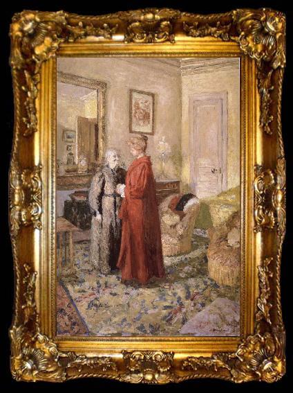 framed  Edouard Vuillard Vial and his wife Annette, ta009-2